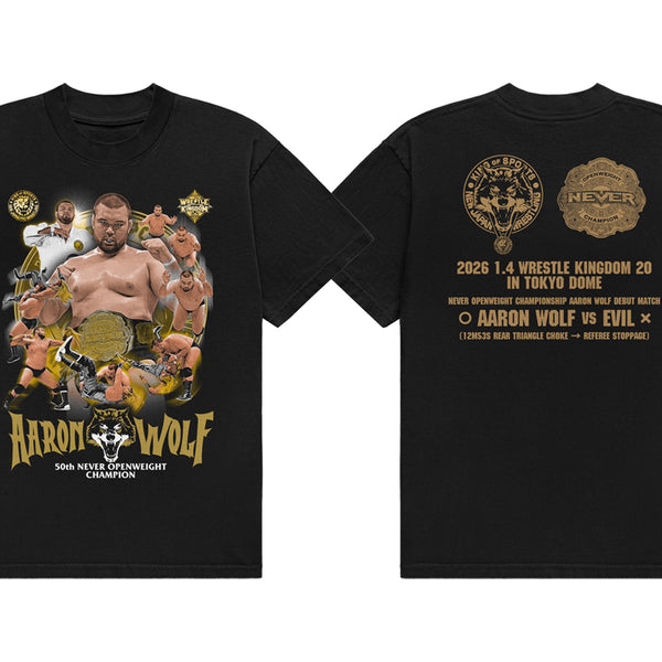 2/26以降お届け】ウルフアロン プロレスデビュー&第50代NEVER無差別級