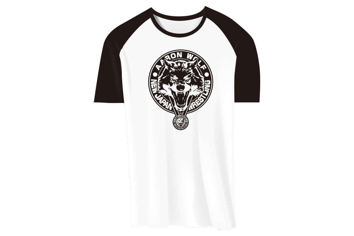 ウルフアロン ラグランTシャツ（ブラック）