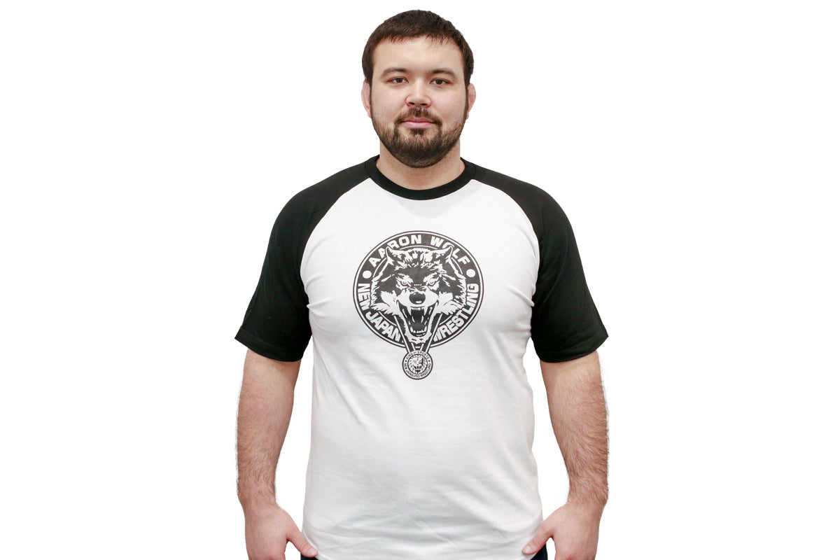 ウルフアロン ラグランTシャツ（ブラック）