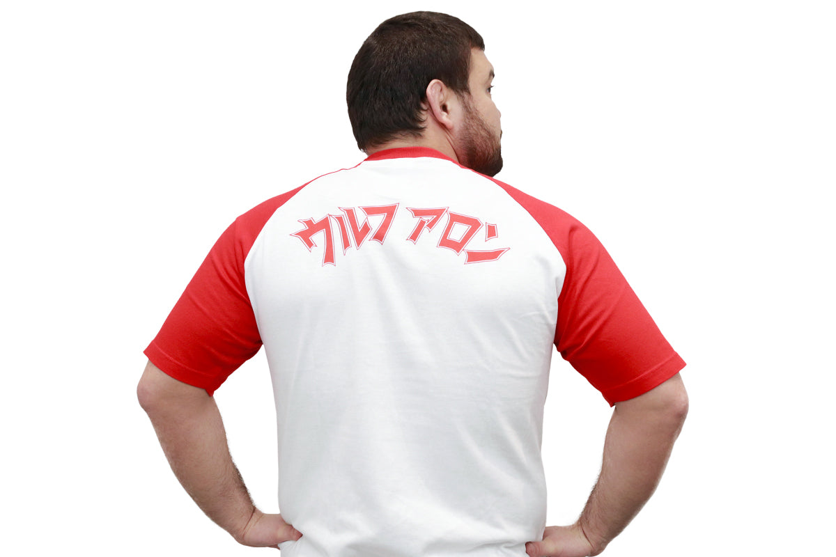 ウルフアロン ラグランTシャツ（レッド）