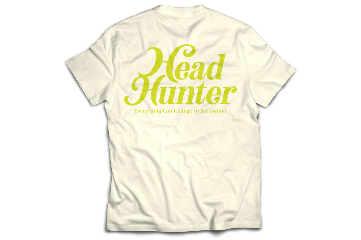 YOSHI-HASHI「Head Hunter」Tシャツ（アイボリー）