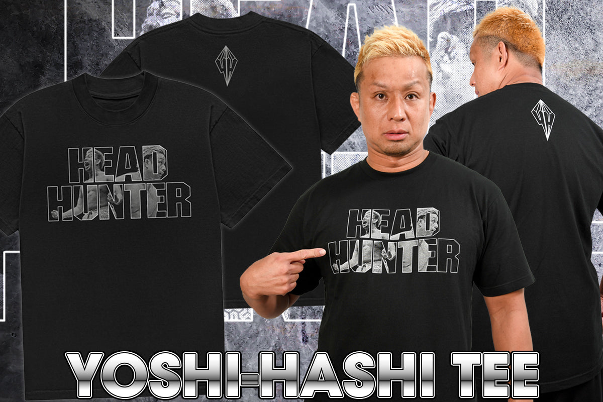 YOSHI-HASHI「HEAD HUNTER」ピクチャーTシャツ