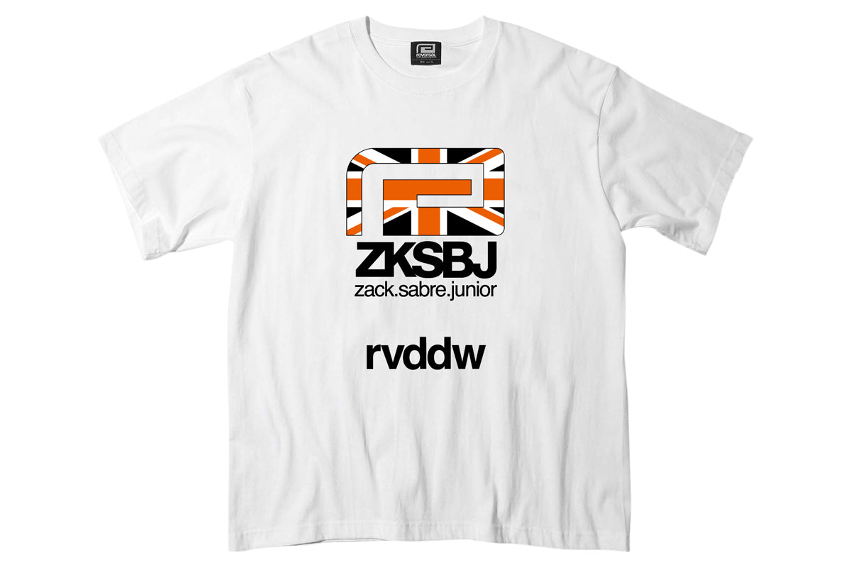 ザック・セイバーJr.「ZSJ BIG MARK TEE」（WHITE）