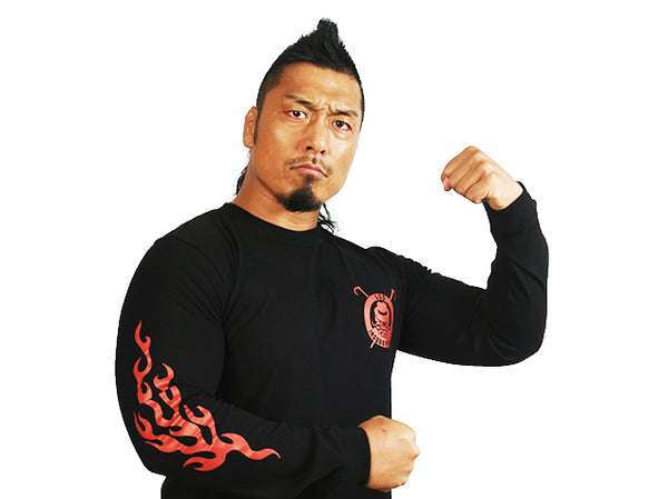 鷹木信悟サイン DRAGON GATE Tシャツ M - 格闘技