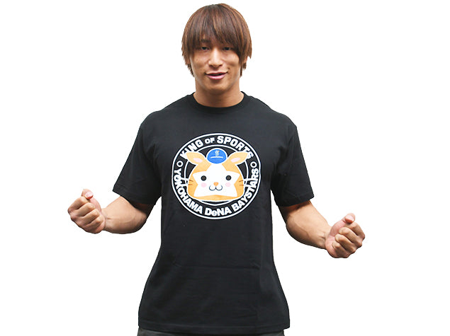 横浜DeNAベイスターズ×新日本プロレス コラボTシャツ（ブラック）