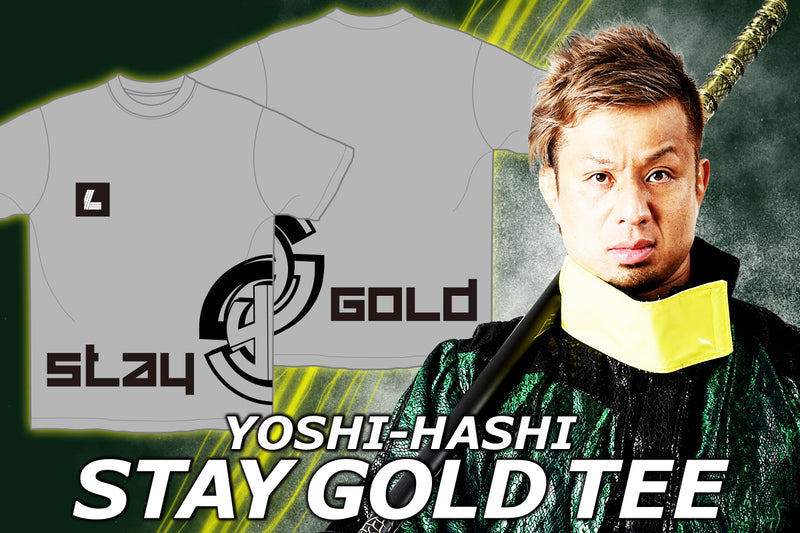 YOSHI-HASHI「STAY GOLD」Tシャツ