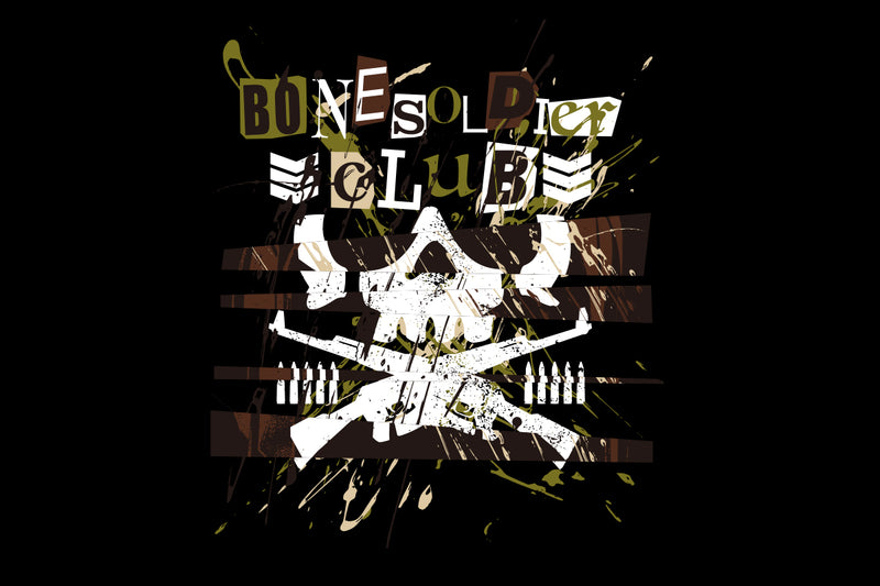石森太二「BONE SOLDIER CLUB」Tシャツ（2021）