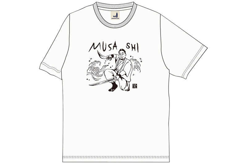 矢野通×波達 コラボTシャツ「MUSASHI」