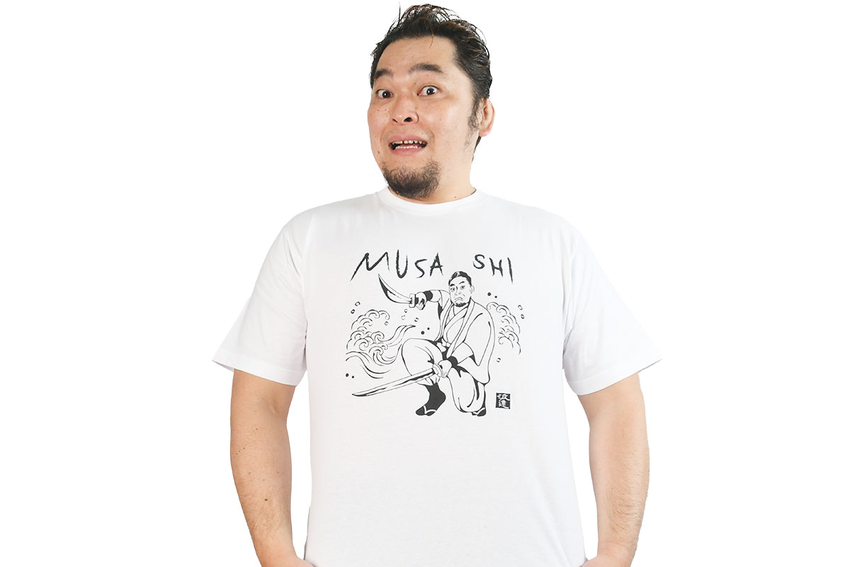 矢野通×波達 コラボTシャツ「MUSASHI」