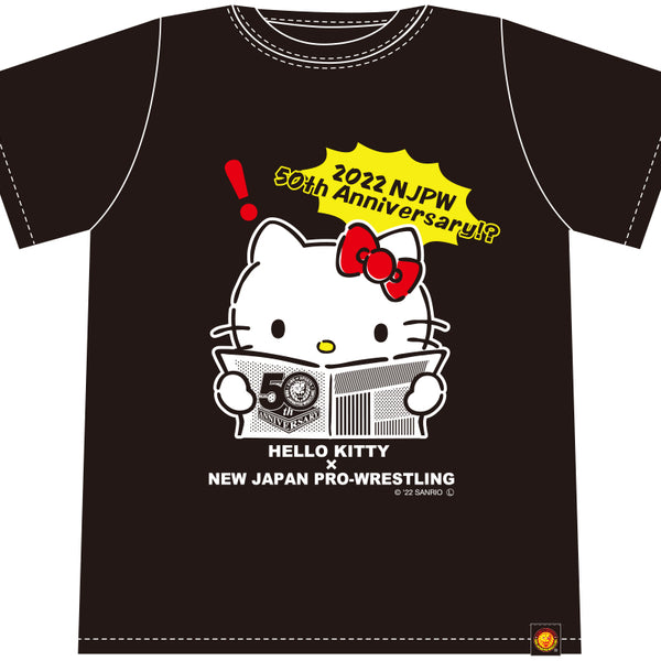 ハローキティ×新日本プロレス コラボTシャツ「50th Anniversary」