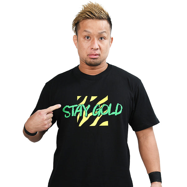 YOSHI-HASHI「STAY GOLD BISHAMON」Tシャツ