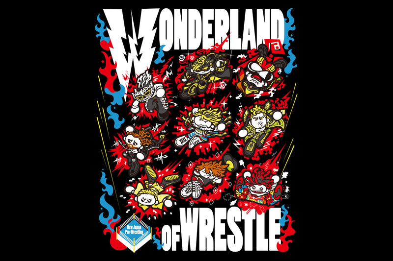 WONDERLAND OF WRESTLE Tシャツ（キタザワ. ver.）
