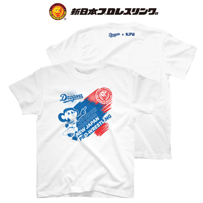 中日ドラゴンズ×新日本プロレス コラボTシャツ(2022) L