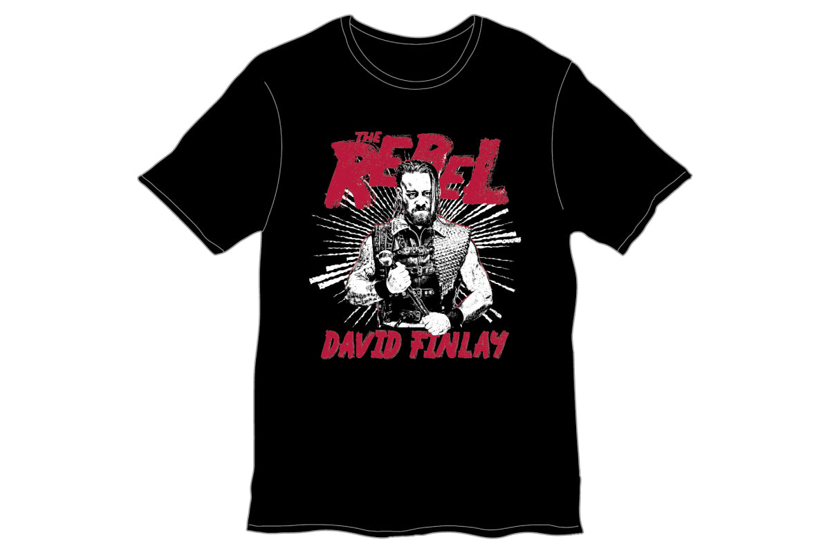 デビッド・フィンレー「THE REBEL」Tシャツ