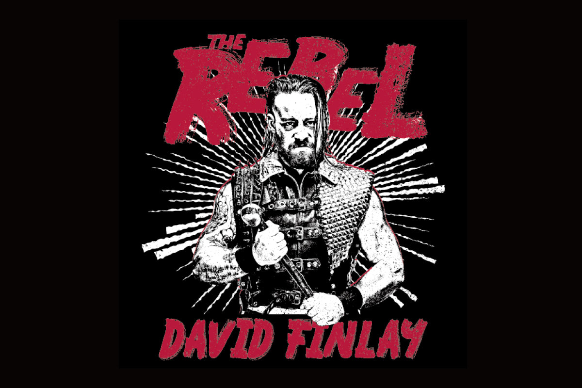 デビッド・フィンレー「THE REBEL」Tシャツ