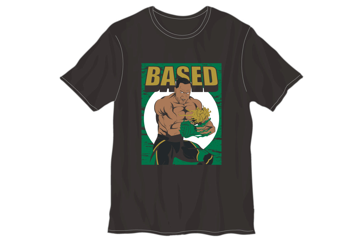 アーロン・ヘナーレ「BASED」Tシャツ