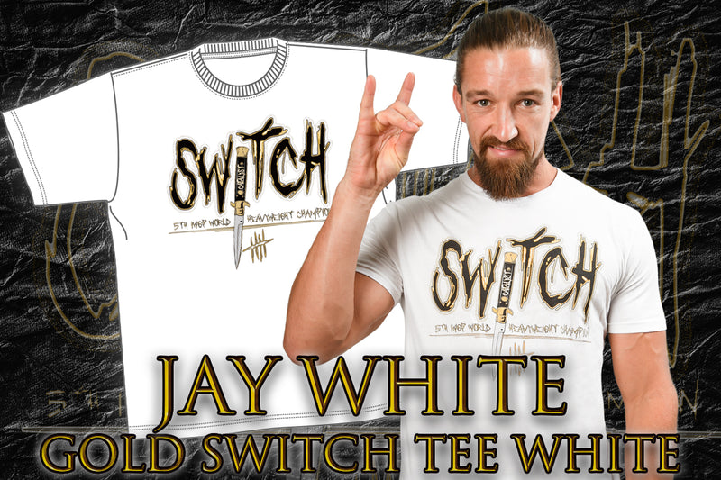 ジェイ・ホワイト「GOLD SWITCH」Tシャツ（ホワイト）