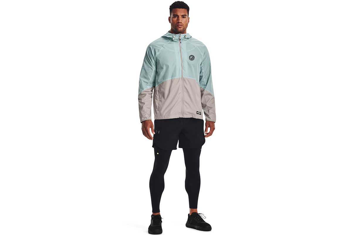 UA ラッシュ ウーブン フルジップ ジャケット