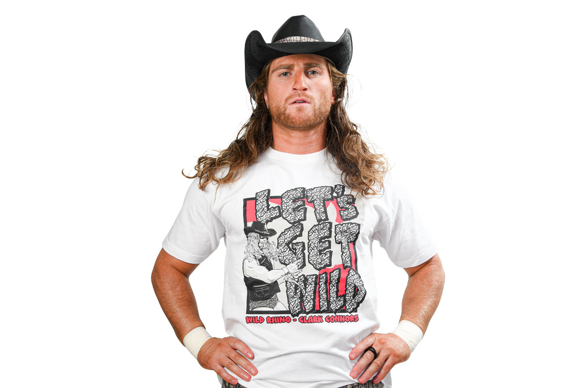クラーク・コナーズ「LET'S GET WILD」Tシャツ