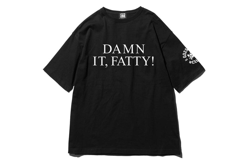 KENTA「DAMN IT, FATTY BIG SILHOUETTE TEE」（BLACK）